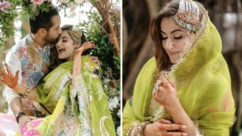 Shivaleeka Oberoi and Abhishek Pathak give us glimpses of their pre-wedding festivities filled with love, but it’s her green couture lehenga that has us hooked
