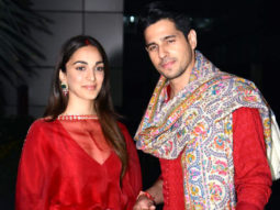 Sidharth and Kiara twin in red as they make their first appearance as a married couple
