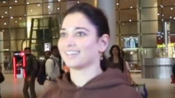 Tamannaah Bhatia rocks the comfy brown outfit at the airport
