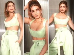 The mint green co-ord set worn by Kriti Sanon to the Shehzada film premiere is sass at its finest