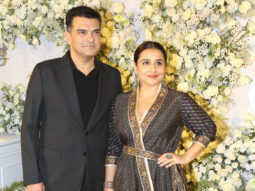 Vidya Balan & Siddharth Roy Kapur twin in black at Sidharth-Kiara’s Reception