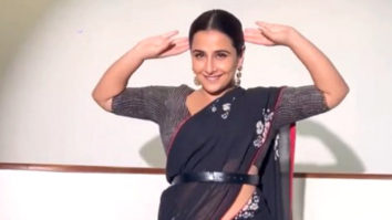 Vidya Balan joins in the trend adding on her own touch of grace