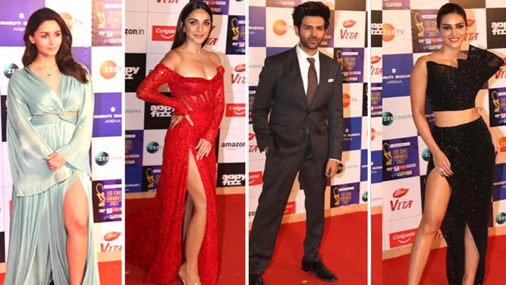 Zee Cine Awards Red carpet: Alia Bhatt, Shahid K, Kartik A, Rashmika M, Kriti S, Kiara & many more