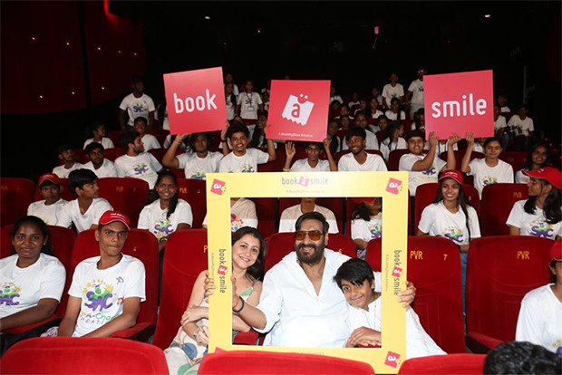 Ajay Devgn celebrates his birthday by hosting special screening of Bholaa for 100 underprivileged children in Mumbai, see photos