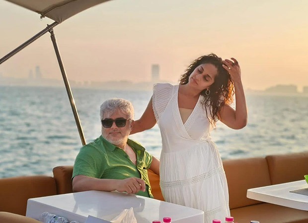 Ajith Kumar spends quality time with wife Shalini on a yacht; power couple sets vacation goals : Bollywood News