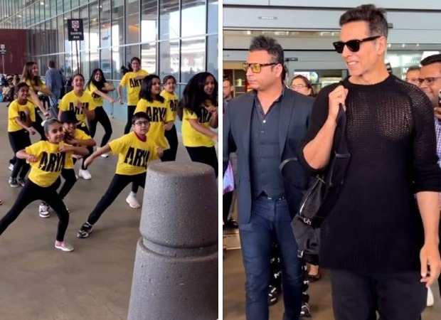 Akshay Kumar lands in Atlanta for The Entertainers tour; fans dance on ‘Chinta Ta Ta Chita Chita’ to welcome him, watch