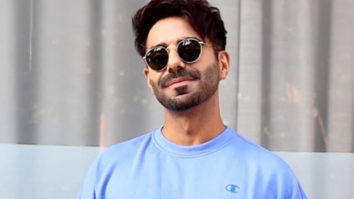 Aparshakti Khurrana looks super cool in blue outfit for Jubilee promotions