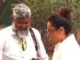 Birthday girl! Rani Mukerji celebrates her birthday cutting cake with paps