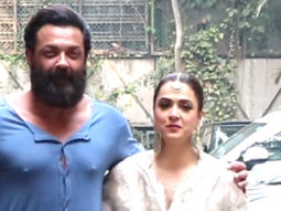 Bobby Deol and wife Tanya Deol at Alanna Panday’s mehendi ceremony