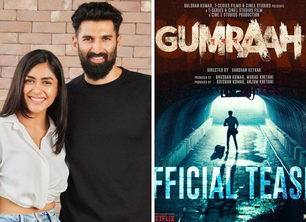Gumraah teaser unveiled; Aditya Roy Kapur unveils his grey side as Mrunal Thakur is on a hunt for a murderer
