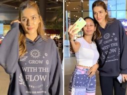 Kriti Sanon is winning hearts with her kindness; obliges fan with selfies at airport; watch 