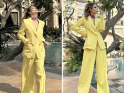 Malaika Arora in head-to-toe yellow pantsuit proves that why monotone pantsuits will always be cool