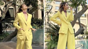 Malaika Arora in head-to-toe yellow pantsuit proves that why monotone pantsuits will always be cool