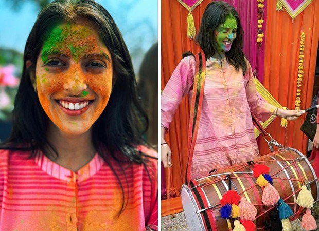 Navya Naveli Nanda playing dhol during Holi 2023 is the best thing you will see on the internet today! : Bollywood News