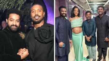 Oscars 2023: Jr. NTR strikes a pose with Creed III star Michael B. Jordan at after party; ‘Naatu Naatu’ singers meet Rihanna, see photos