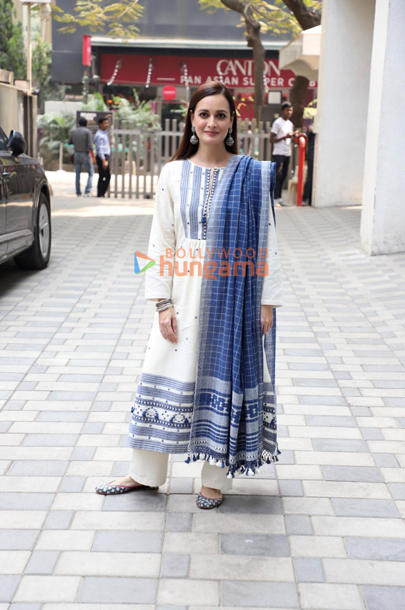 photos dia mirza snapped at t series office 3