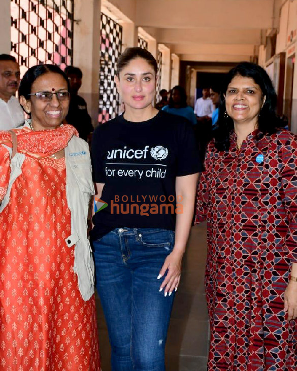 photos kareena kapoor khan on behalf of unicef visits a school in mithanagar 1