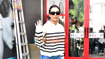 Photos: Malaika Arora spotted outside a salon in Khar