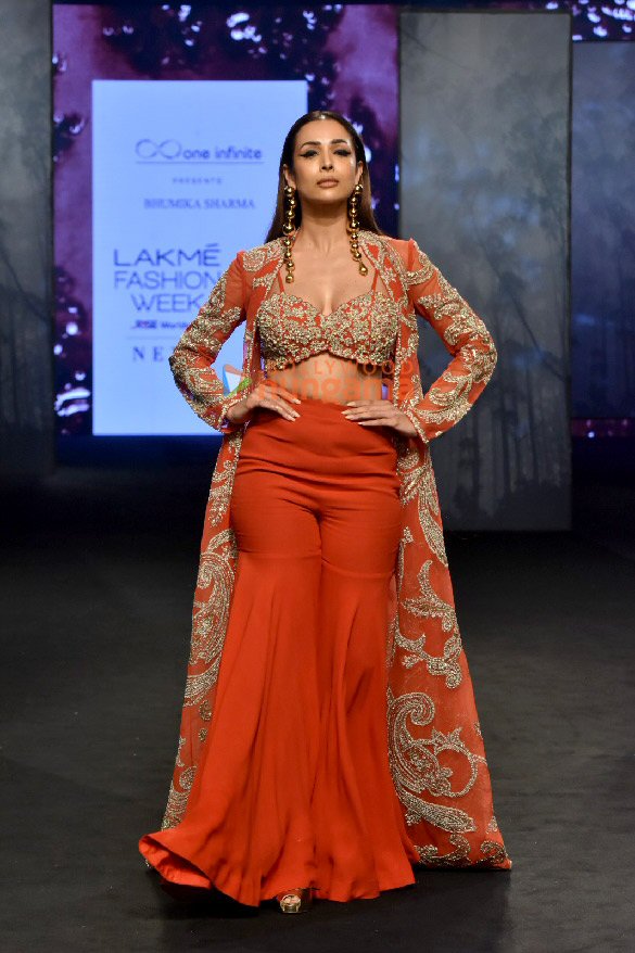 photos malaika arora walks the ramp for designer bhumika sharma at lakme fashion week 2023 3