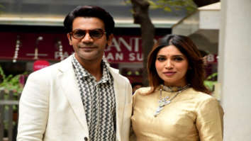 Photos: Rajkummar Rao, Bhumi Pednekar snapped at the promotions of their film Bheed in T-Series office