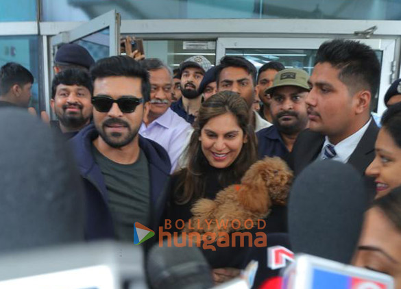 photos ram charan arrives at new delhi airport 1