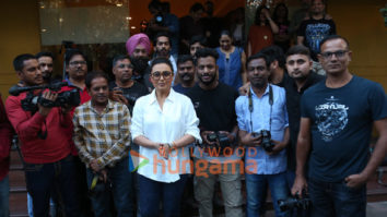 Photos: Rani Mukerji celebrates her birthday with media