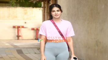 Photos: Rhea Chakraborty spotted outside a gym