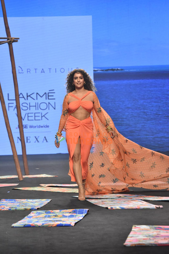 photos sanya malhotra sonakshi sinha and others walk the ramp at lakme fashion week 2023 day 2 10