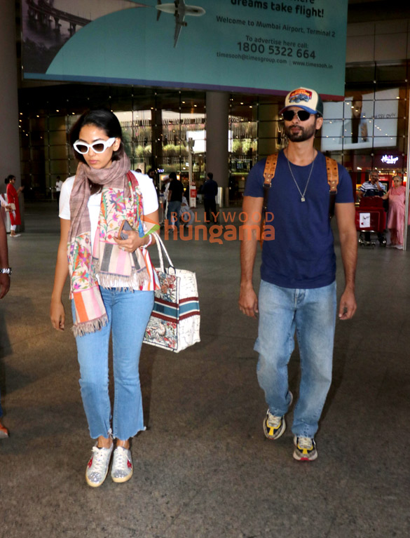 photos shahid kapoor mira kapoor and tejasswi prakash snapped at the airport 3