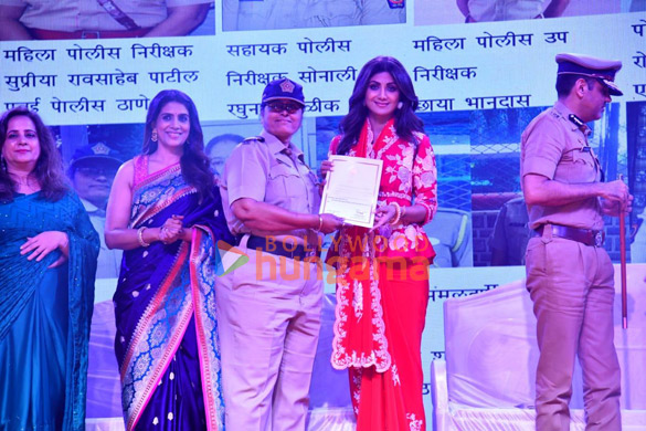 Photos: Shilpa Shetty and Sonali Kulkarni snapped with the Nirbhaya Squad Women Officers on Women’s Day