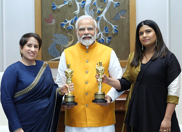 Prime Minister Narendra Modi meets Oscar winners Guneet Monga and Kartiki Gonsalves; hails The Elephant Whisperers’ team 