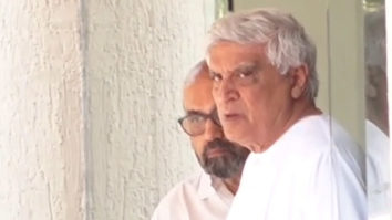RIP Satish Kaushik Javed Akhtar spotted outside actor’s residence