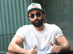 Ranbir Kapoor poses for paps sporting a cap