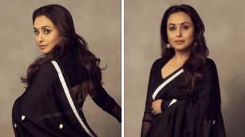 Rani Mukerji in a black and white saree from the house of Masaba proves that there’s nothing as fabulous as a saree