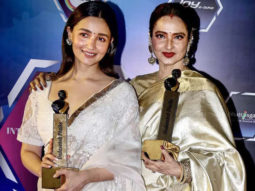 Rekha calls Alia Bhatt ‘beginning of the future legends’, dedicates her award to Gangubai Kathiawadi star, watch video