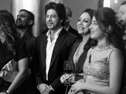 Candid picture of Shah Rukh Khan and Gauri Khan from Alanna Panday-Ivor McCray wedding reception is too good to miss; see post
