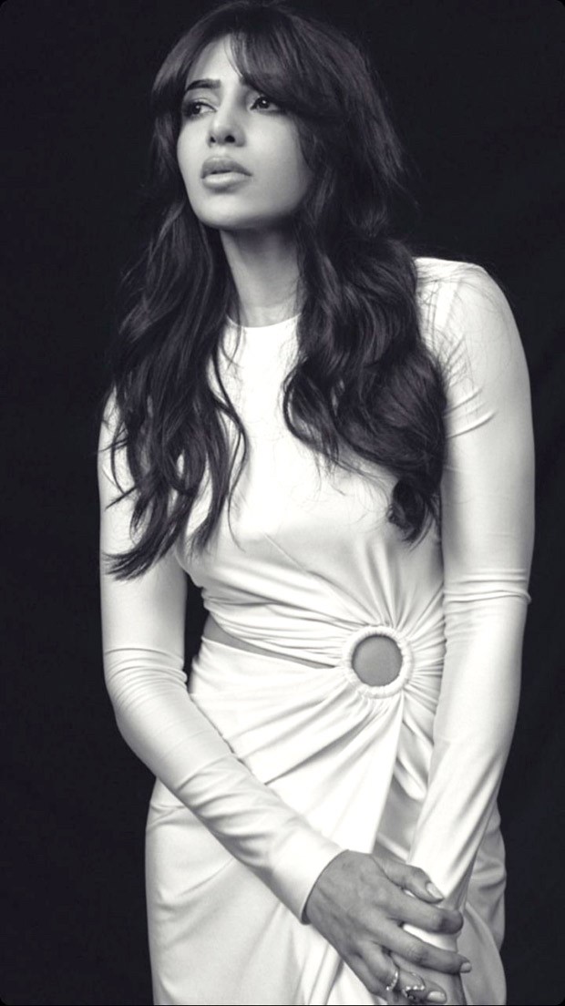 Samantha Ruth Prabhu's white dress with a thigh-high split for Shakuntalam promotions is the epitome of minimal chic 