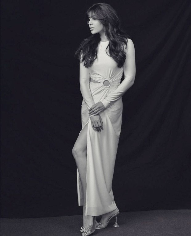 Samantha Ruth Prabhu's white dress with a thigh-high split for Shakuntalam promotions is the epitome of minimal chic 