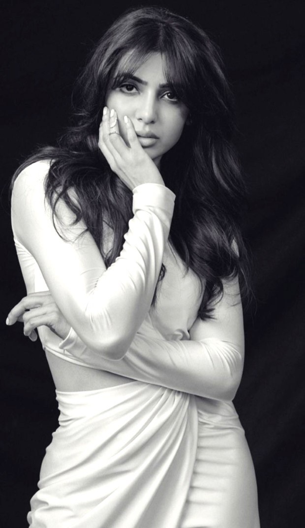 Samantha Ruth Prabhu's white dress with a thigh-high split for Shakuntalam promotions is the epitome of minimal chic 
