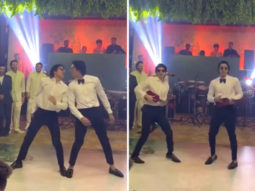 Shah Rukh Khan enjoys ‘I’m The Best’ performance by Ananya Panday’s cousin Ahaan Pandey and Karan Mehta at Alanna Pandey’s wedding