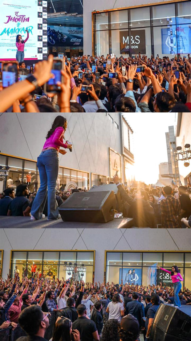 Shraddha Kapoor did Garba on 'Show Me The Thumka' song from Tu Jhoothi Main Makkaar' during promotions in Ahmedabad! Fans go crazy!