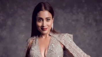 Shriya Saran dazzles in her diamond embroidered outfit