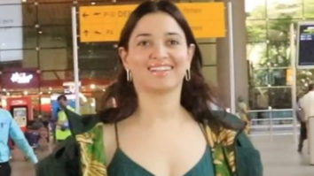 Tamannaah Bhatia goes green for her airport look