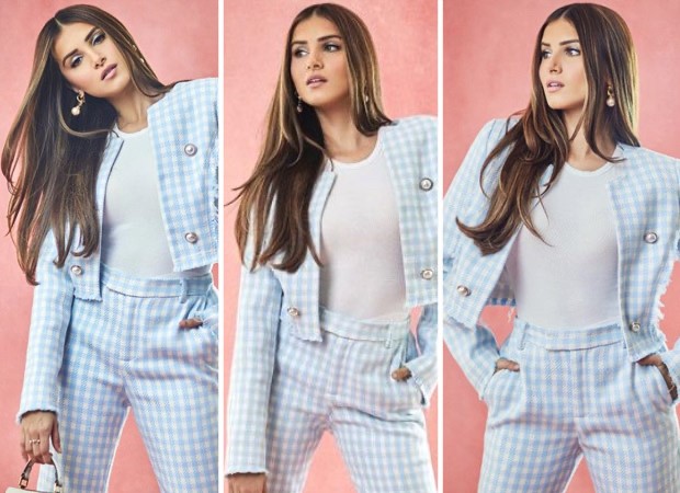 Tara Sutaria is making our mid-week fashionably better with her gingham co-ord set worth Rs.38K : Bollywood News