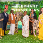 The Elephant Whisperers' Guneet Monga and Kartiki Gonsalves celebrate their Oscar win with Bomman and Bellie, see photos and video