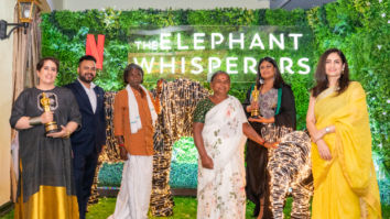 The Elephant Whisperers’ Guneet Monga and Kartiki Gonsalves celebrate their Oscar win with Bomman and Bellie, see photos and video