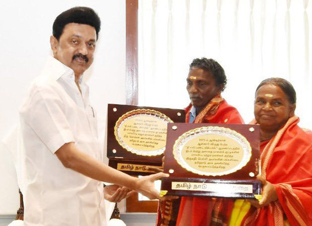 The Elephant Whisperers couple Bomman and Bella awarded Rs. 1 lakh by Tamil Nadu CM MK Stalin after Oscars; Guneet Monga responds