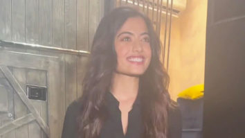 The cute and bubbly Rashmika Mandanna poses for paps