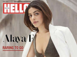 Alaya F gives power dressing a sassy twist with white pantsuit and brown embellished bralette as she turns cover girl for Hello Magazine