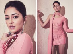 Ananya Panday aces the barbiecore trend in a pink figure-huffing H&M X Mugler dress